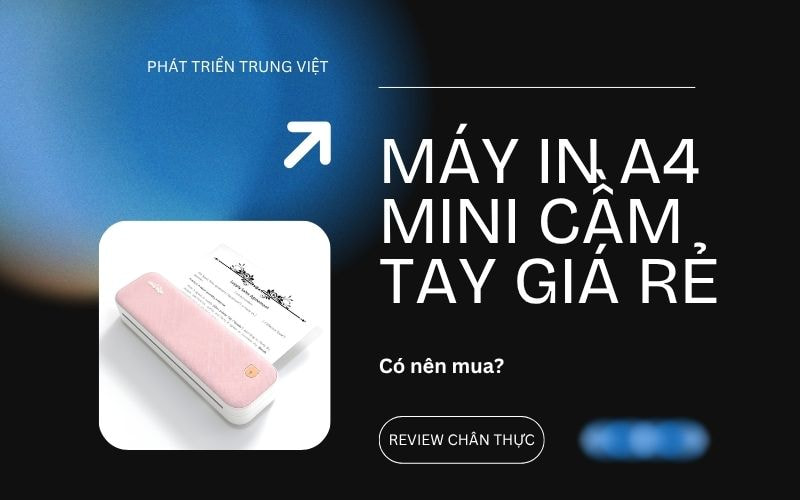 Review chân thực: Có nên mua máy in mini A4 cầm tay giá rẻ?